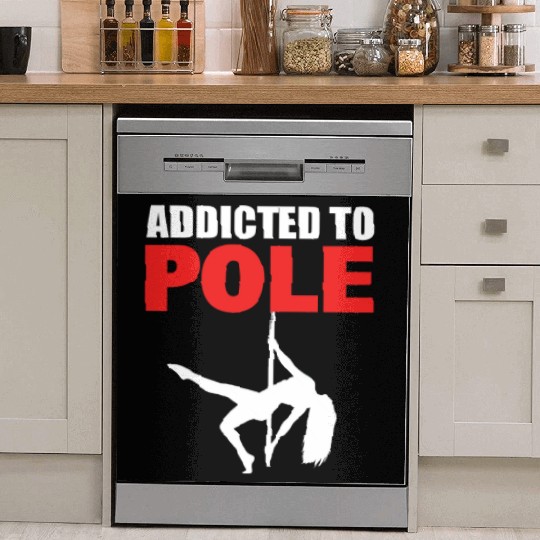 Funny Pole Dance Pole Fitness Instructor Dish Washer Covers