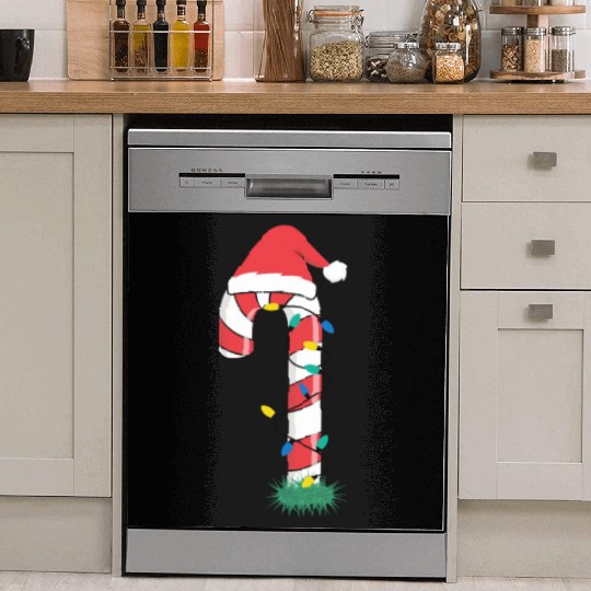 Christmas Candy Cane Santa Xmas Kids Toddler Youth Dish Washer Covers