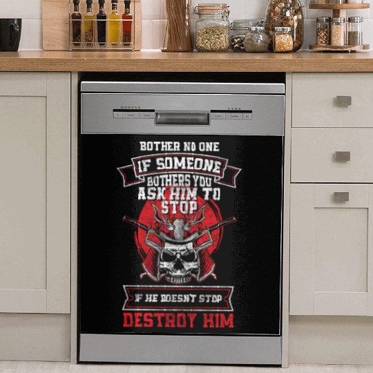 Fighter Martial Arts Fighter Honor Katana Dish Washer Covers