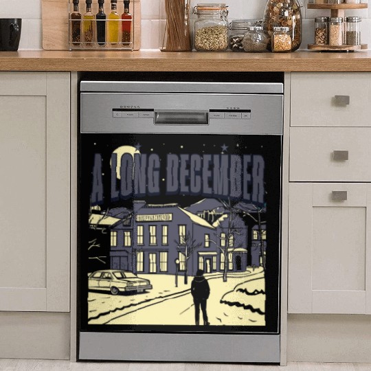 A Long December Lyrics Tribute - 90s Music Nostalg Dish Washer Covers