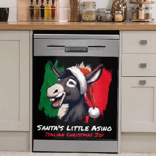 Dominic The Italian Christmas Donkey Gifts Dish Washer Covers