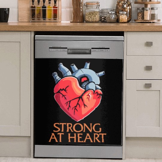 CHD Awareness Dish Washer Covers, Strong At Heart Pumping Iron