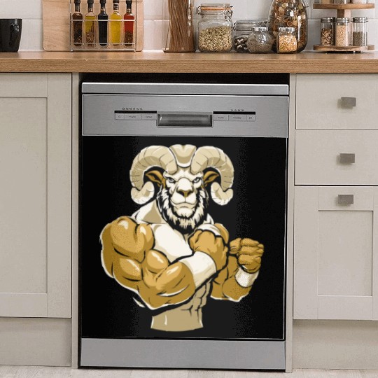 Workout Gym Sheep Dish Washer Covers