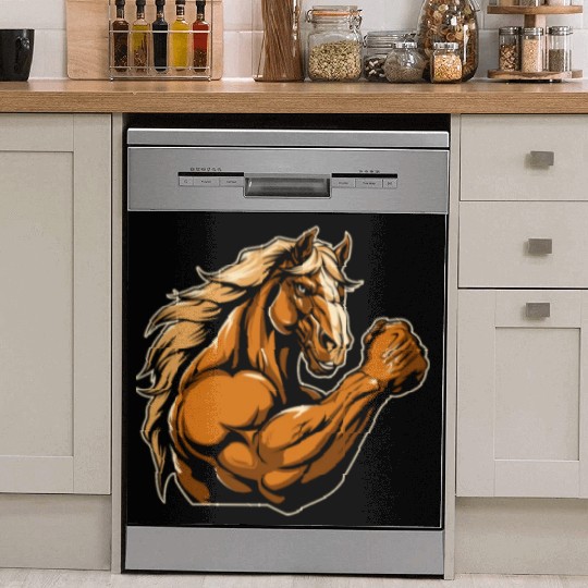 Workout Gym Horse Dish Washer Covers