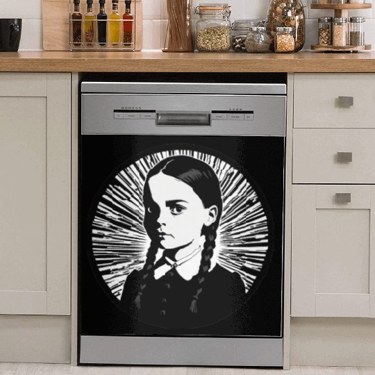 Wednesday Addams Dish Washer Covers