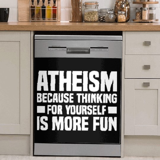 Atheism Skeptic Atheist Atheist Science Dish Washer Covers