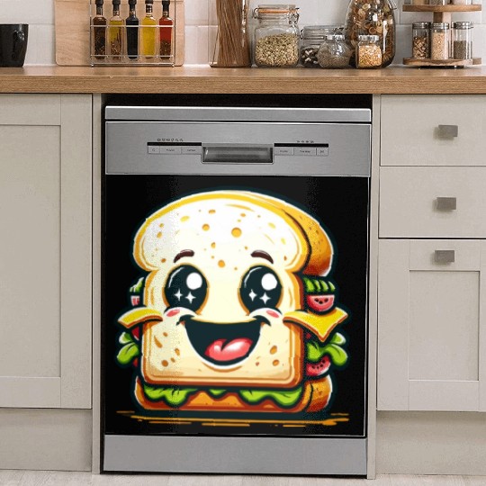 Laughing Sandwich – Lunchtime laughter Dish Washer Covers