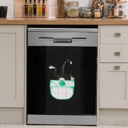 Cat in Pocket Dish Washer Covers for Kids, Boys, Girls, Women,