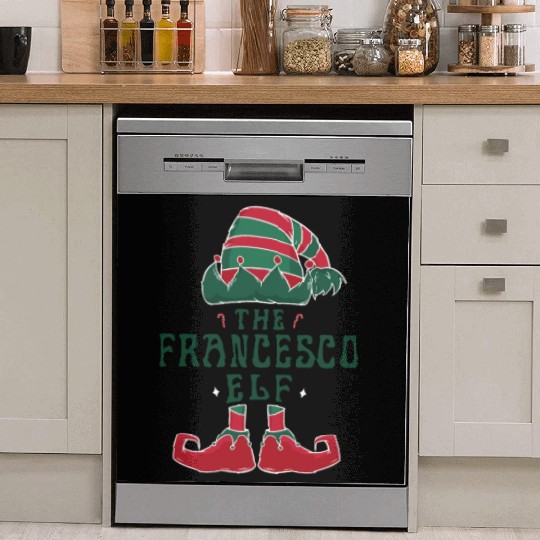 The Francesco Elf Pajama for Funny Christmas Dish Washer Covers
