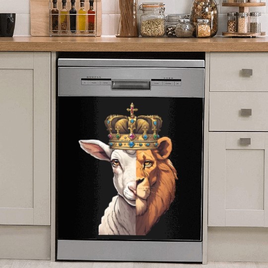 Lion, Lamb, King Dish Washer Covers