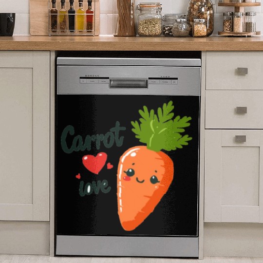 Carrot Love Dish Washer Covers