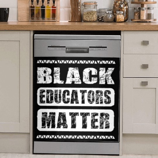 Black Educators Matter African History Teacher Men Dish Washer Covers
