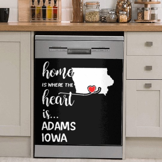 Adams County Iowa Is Where My Heart Is Gift Dish Washer Covers