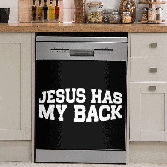 Jesus Has My Back 18 Dish Washer Covers
