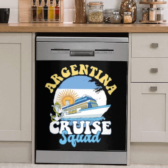 Argentina Cruise Squad Family Vacation Trip Dish Washer Covers