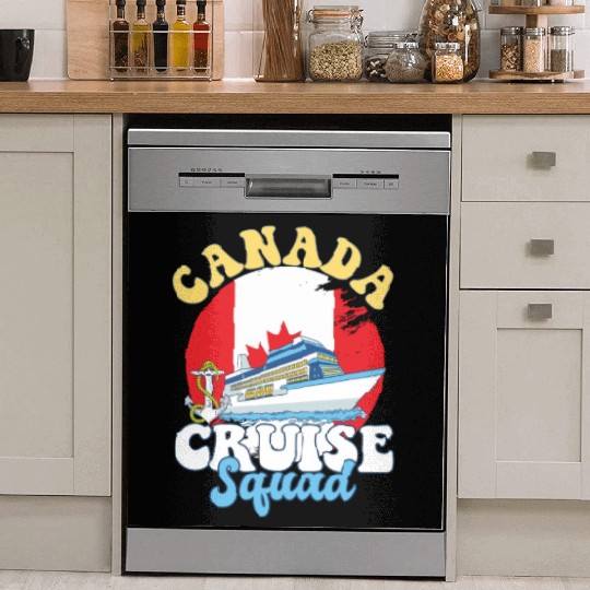 Canada Cruise Squad Family Vacation Trip Dish Washer Covers