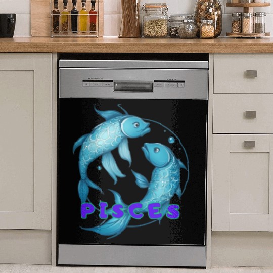 Pisces Horoscope Dish Washer Covers