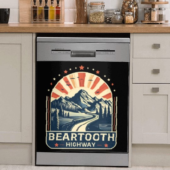 Beartooth Highway US 212 Dish Washer Covers