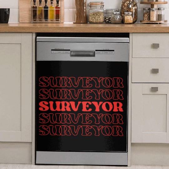 Surveyor Mapper Land Surveyor Geospatial Expert Dish Washer Covers