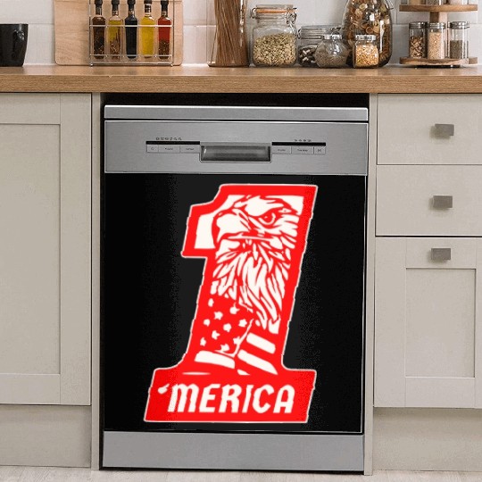 ‘Merica Eagle #1 © WhiteTigerLLC.Com Dish Washer Covers