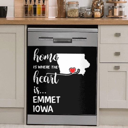 Emmet County Iowa Is Where My Heart Is Gift Dish Washer Covers