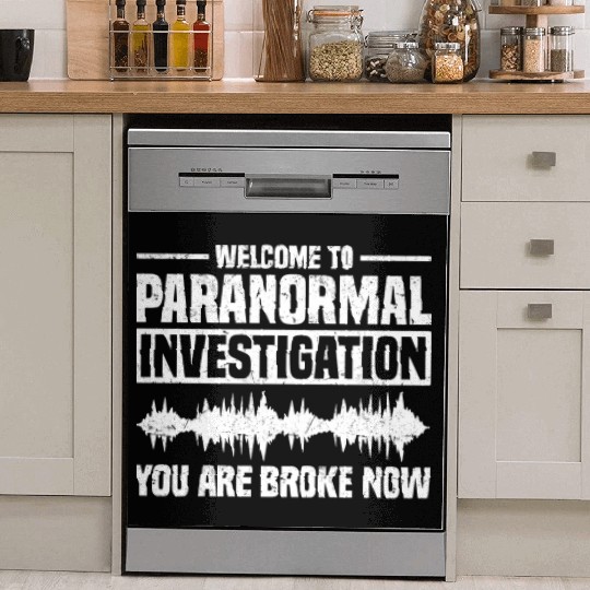Ghost Hunt | Ghost Hunters Scary Gift Ideas Dish Washer Covers