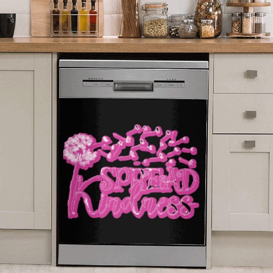 spread kindness like snowflakes Dish Washer Covers