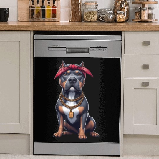 Pitbull The Rap Artist Dish Washer Covers