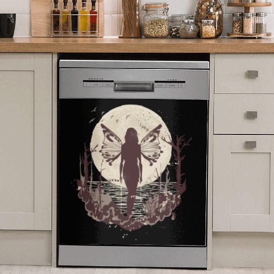 Fairy Fairycore Moon Fairy Dish Washer Covers