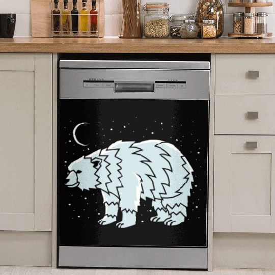 Tribal Polar Bear Indigenous Gift Dish Washer Covers