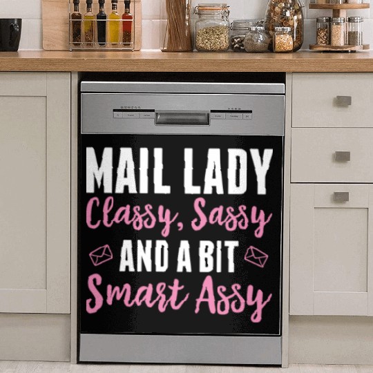 Mail Lady Funny Postal Worker Women Dish Washer Covers