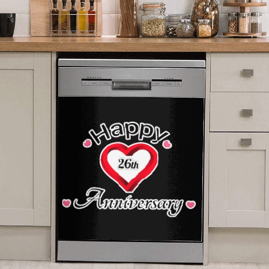 anniversary 26th Dish Washer Covers