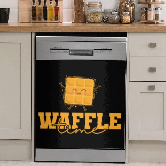 Waffle Time Favorite Food Dish Washer Covers