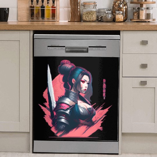 Cyberpunk Samurai Cyberpunk Dish Washer Covers