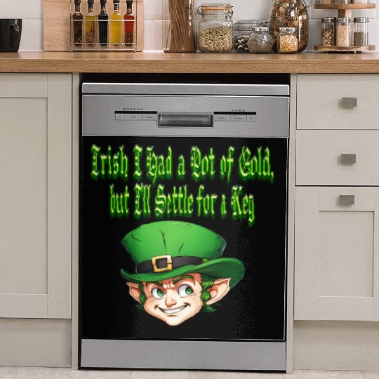 Irish I Had a Pot of Gold Dish Washer Covers