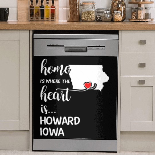 Howard County Iowa Is Where My Heart Is Gift Dish Washer Covers
