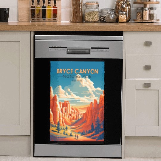 Bryce Canyon National Park Travel Art Vintage Dish Washer Covers