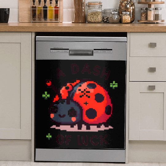 Ladybug: A dash of luck Dish Washer Covers
