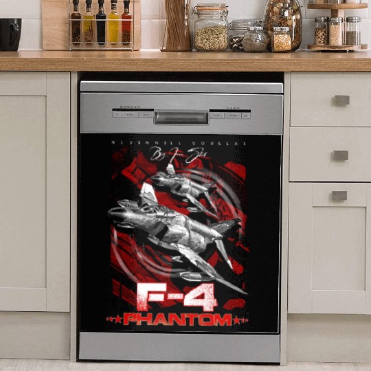 F-4 Phantom Us Air Force Fighter jet Dish Washer Covers