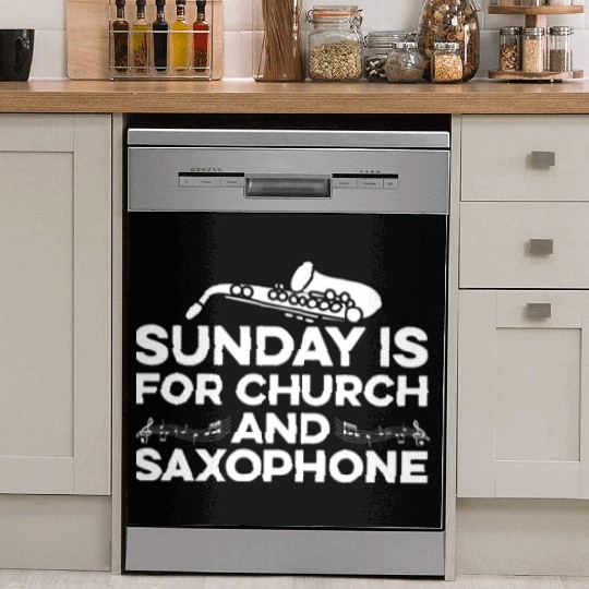 Church and Saxophone Choir Member Gift Dish Washer Covers