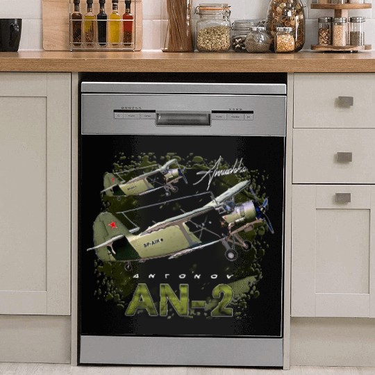 Antonov AN-2 Vintage Russian Aircraft Dish Washer Covers