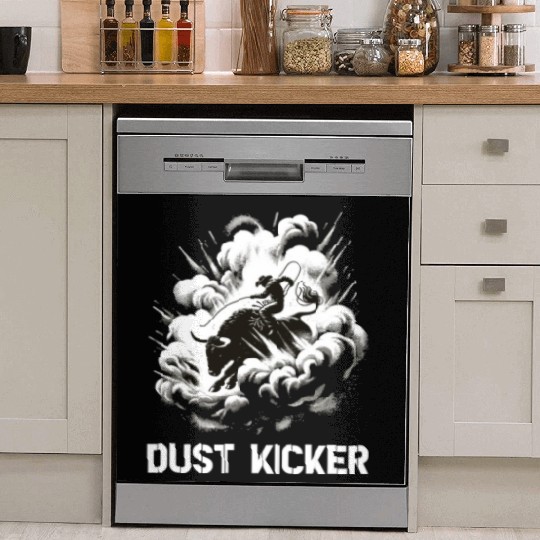 Rodeo Bull Riding Livestock Show Farmer Cattle Dish Washer Covers