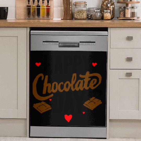 Happy Chocolate Day Dish Washer Covers | Sweet Style Delight