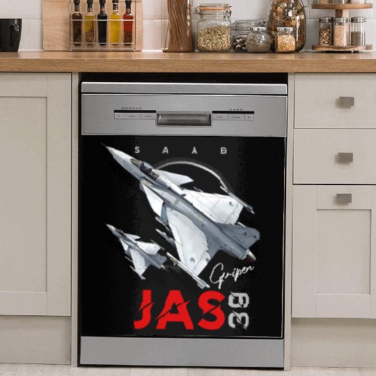 Saab JAS39 Gripen Swedish Fighterjet Aircraft Dish Washer Covers