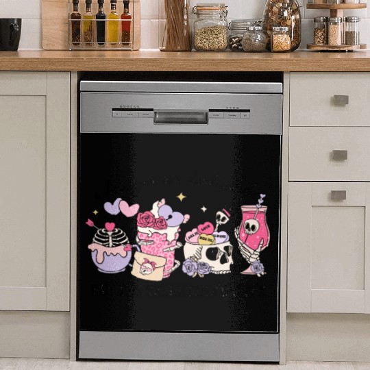 When You're Dead Inside But It's Valentine's Day Dish Washer Covers