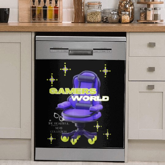 Game Sports Fun! Designed by Tavia Linen Dish Washer Covers