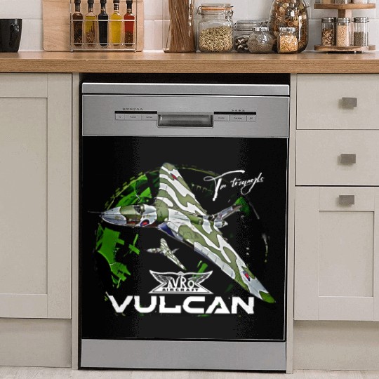Avro Vulcan RAF Strategic Bomber Aircraft Dish Washer Covers