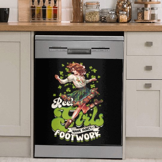 Irish Dance Reel Girls Have Fancy Footwork Dish Washer Covers