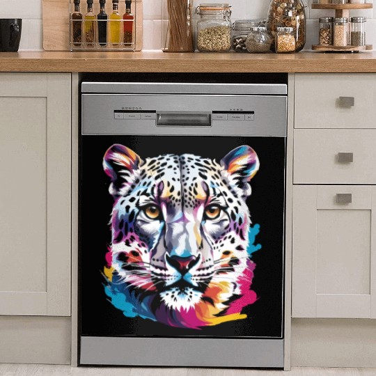 Snow leopard Dish Washer Covers
