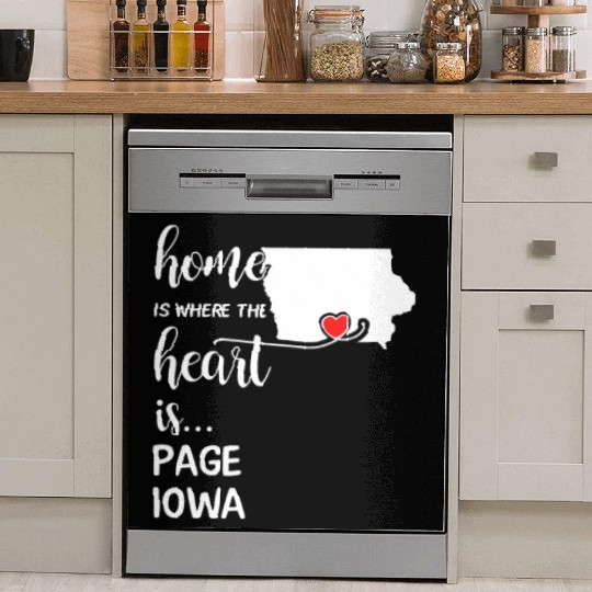 Page County Iowa Is Where My Heart Is Gift Dish Washer Covers